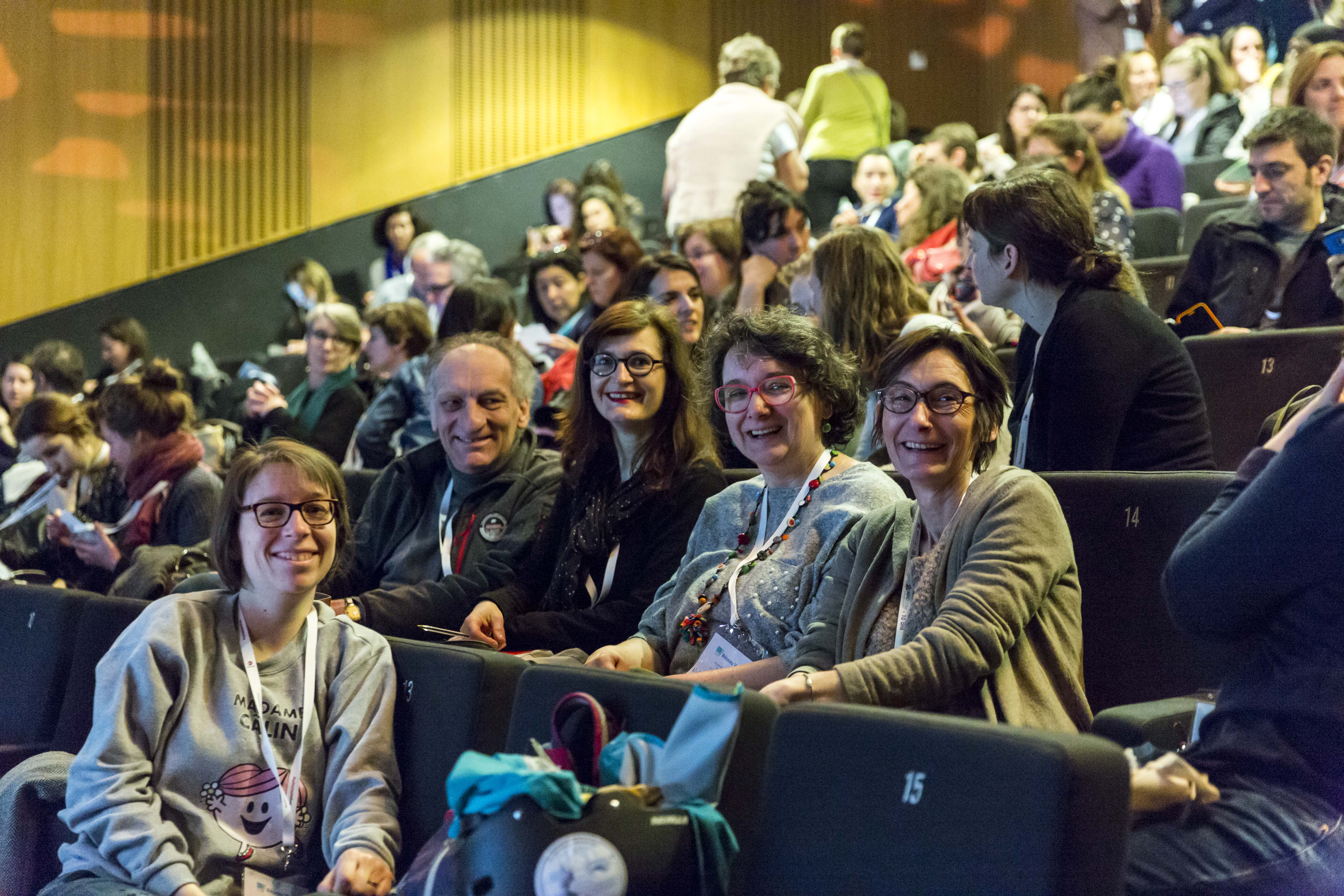 Installation dans l’amphi